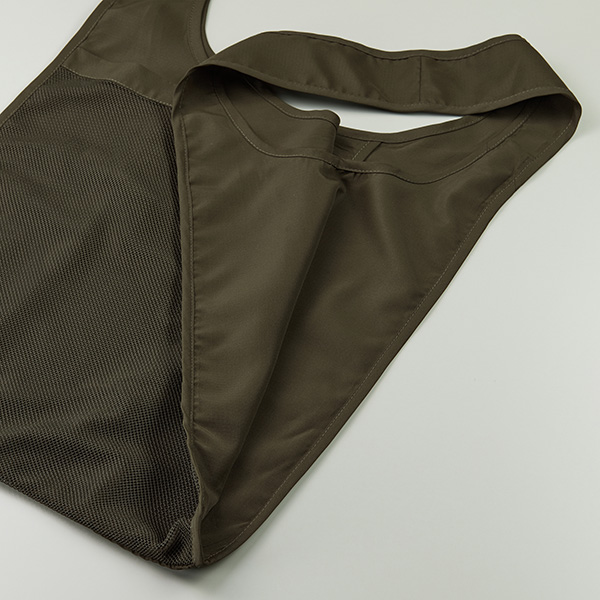1391-01 リサイクルポリエステル リップストップ パッカブルバッグ
