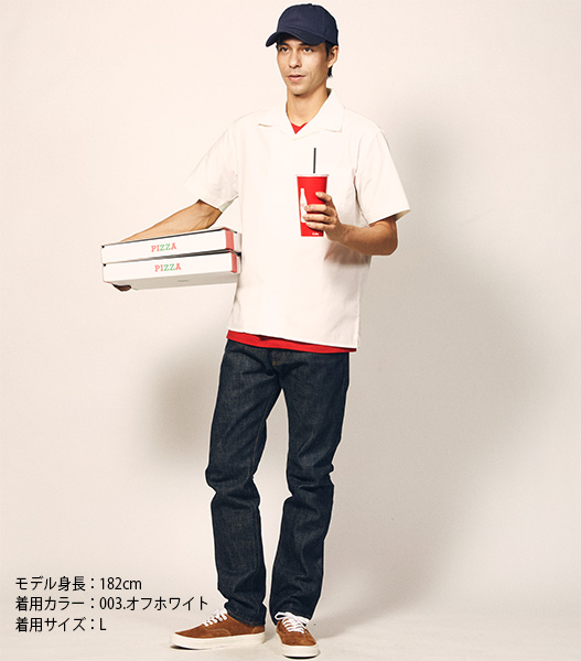 1759-01 T/Cオープンカラーシャツ（XS～XXL）☆United Athle Works