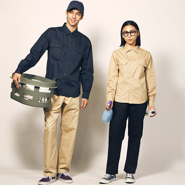 1773-01 T/Cワークロングスリーブシャツ（XS～XL）☆United Athle