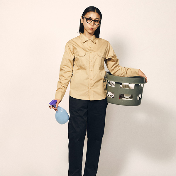 1773-01 T/Cワークロングスリーブシャツ（XS～XL）☆United Athle