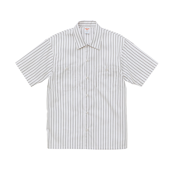1781-01 T/Cストライプワークシャツ（XS～XL）☆United Athle Works