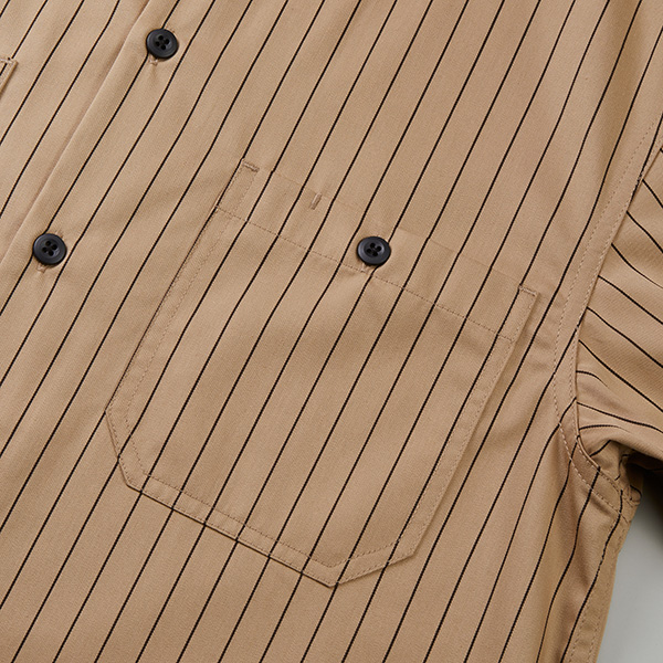 1781-01 T/Cストライプワークシャツ（XS～XL）☆United Athle Works