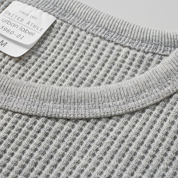 3960-01 10.3オンス ヘヴィーウェイトワッフルロングスリーブTシャツ