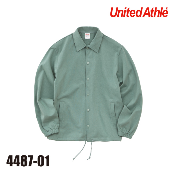 4487-01 10.0オンス コットン ジャージー コーチ ジャケット（一重