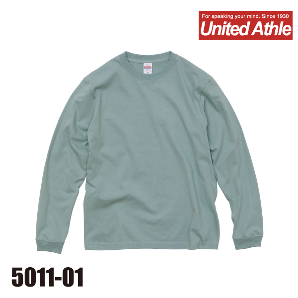 ユナイテッドアスレ 5011-01 5.6オンス ロングス リーブ Tシャツ 10枚セット メンズ (ミックスグレー,XXL) 5011-01 5.6オンス 無地ロングスリーブTシャツ（1.6インチリブ）（S
