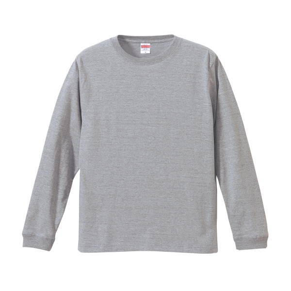 5011-01 5.6オンス 無地ロングスリーブTシャツ（1.6インチリブ）（S