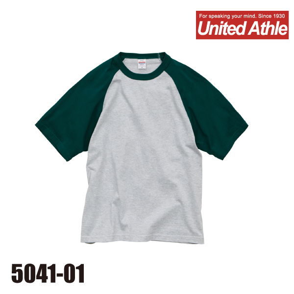 5045-01 5.6オンス ラグラン3/4スリーブTシャツ（M～XL）｜United