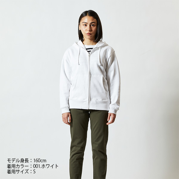 5213-01 10.0オンス スウェットフルジップ無地パーカー（パイル）（S