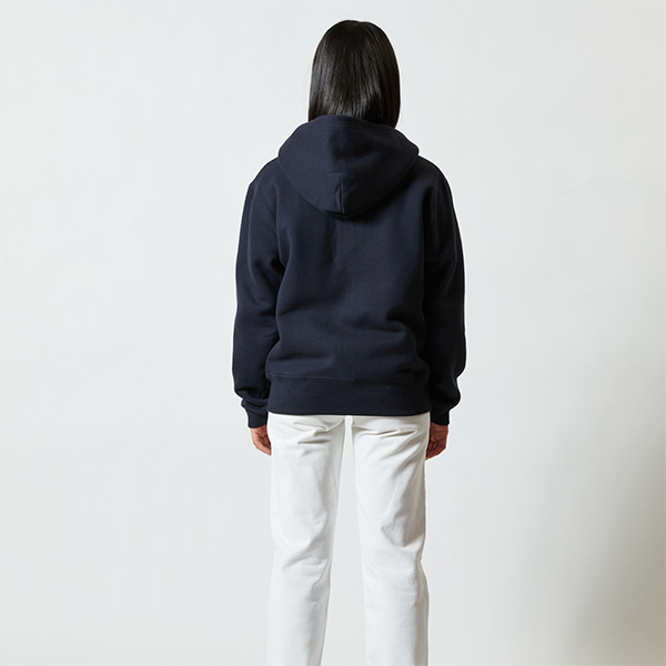 5620-01 10.0オンス T/Cスウェットフルジップアップ無地パーカー（裏