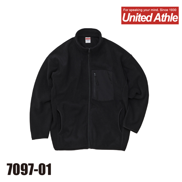 7097-01 マイクロフリース フルジップ スタンド ジャケット（一重）（M