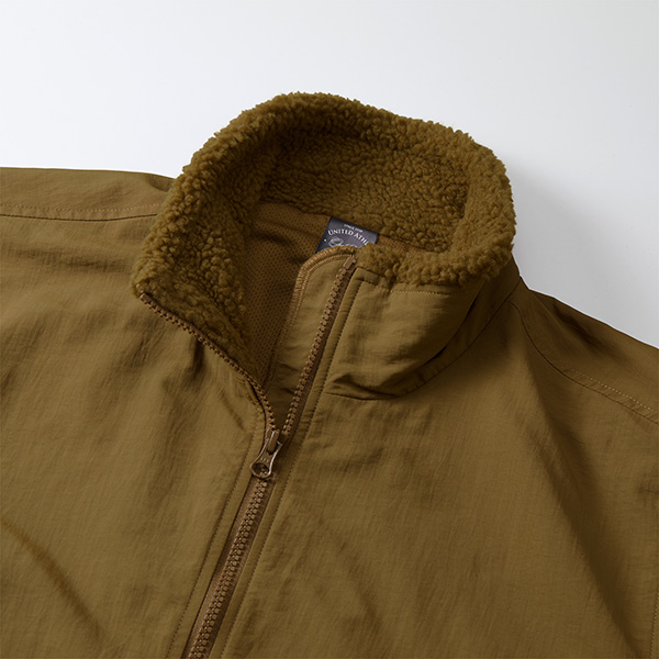 7495-01 シープボアフリース スタンドジャケット（裏地付）（S～XL