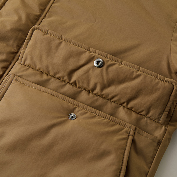 7497-01 ウォーム シェル スタンド フードイン ジャケット（中綿入